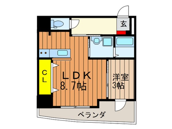 クリスタルクォーツ楠葉朝日の物件間取画像